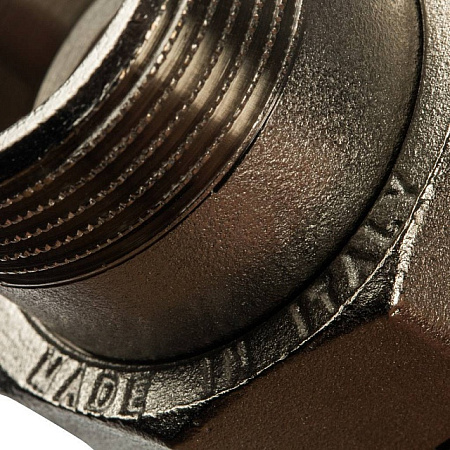 Американка ПРЯМАЯ резьбовая латунная (с прокладкой o-ring) STOUT никель 11/2" ВН