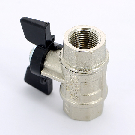 Кран шаровой BUGATTI NEVADA 402 бабочка 1/2" ВВ, полнопроходной