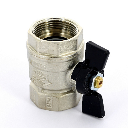 Кран шаровой BUGATTI ARIZONA 602 бабочка 11/4" ВВ, стандартный проход