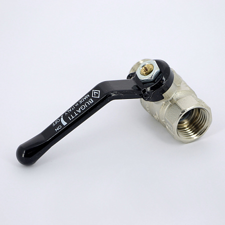 Кран шаровой BUGATTI ARIZONA 605 рукоятка алюминиевая 1/2" ВН, стандартный проход