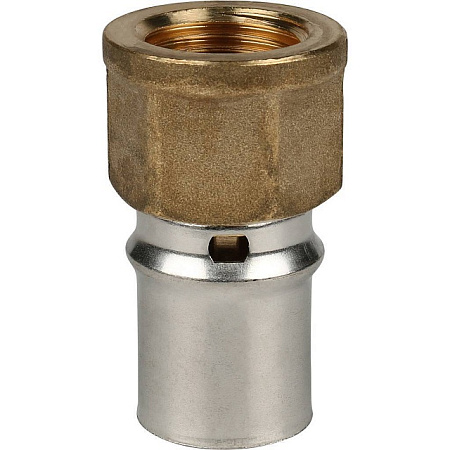 МП Муфта резьбовая пресс для металлопласта STOUT Ø20х1/2" В