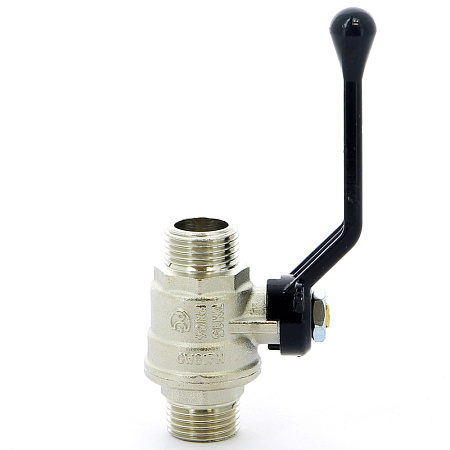 Кран шаровой BUGATTI OREGON 325 рукоятка алюминиевая 1/2" НН, полнопроходной