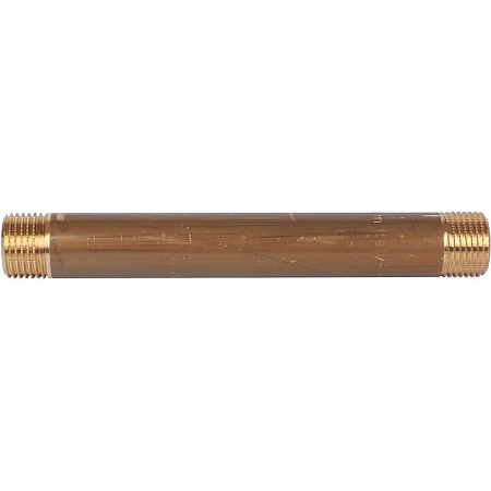Бочонок резьбовой латунный STOUT без покрытия 1/2"x150мм