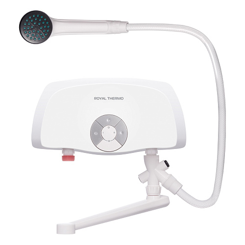 Водонагреватель проточный электрический ROYAL THERMO TS (5,5 kW) - кран+душ (НС-1588906)