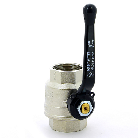 Кран шаровой BUGATTI OREGON 300 рукоятка алюминиевая 11/2" ВВ, полнопроходной