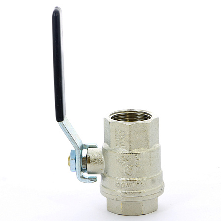 Кран шаровой BUGATTI OREGON 301 рукоятка стальная 3/4" ВВ, полнопроходной