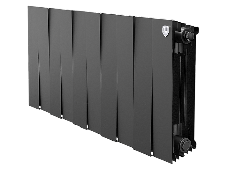 Радиатор биметаллический ROYAL THERMO PIANOFORTE NOIR SABLE 300x10 секций, чёрный (НС-1346055)
