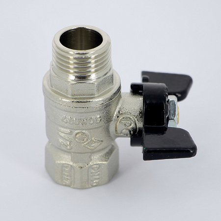 Кран шаровой BUGATTI ARIZONA 607 бабочка 1/2" ВН, стандартный проход
