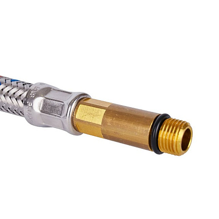 Гибкая подводка для смесителей STOUT нерж.сталь М10*35-1/2"-120 см, пара