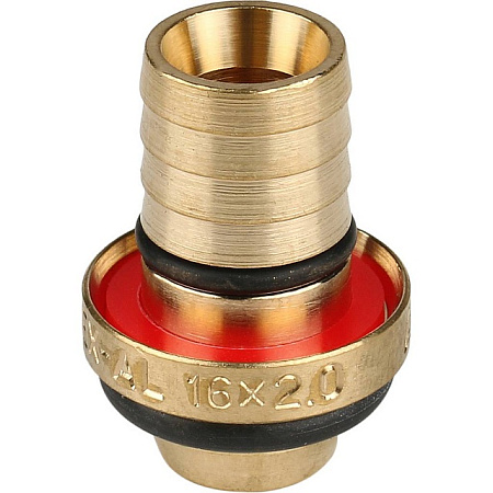 МЦ Тройник резьбовой цанга для металлопласта STOUT Ø16х1/2"х16 В