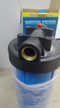Корпус-колба фильтра из пластика KRISTAL Filter Big Blue 20" NT 1" (синий)