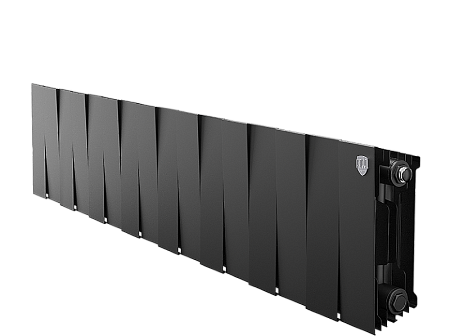 Радиатор биметаллический ROYAL THERMO PIANOFORTE NOIR SABLE 200x16 секций, чёрный (НС-1346007)