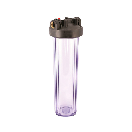 Корпус-колба фильтра из пластика KRISTAL Filter Big Blue 20" T 1" (прозрачный)