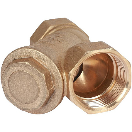 ФГО Фильтр косой грубой очистки STOUT SFW латунный 11/4", 500 мкр, желтый