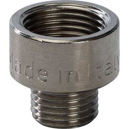 Муфта переходная резьбовая латунная STOUT никель 3/8"X1/4" ВН