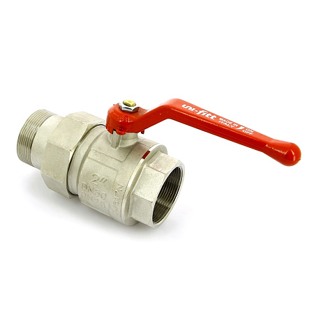 Кран шаровой с американкой UNI-FITT ETALON рукоятка 2"