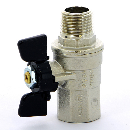 Кран шаровой BUGATTI NEVADA 407 бабочка 1/2" ВН, полнопроходной