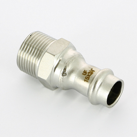 НП Муфта резьбовая пресс из нержавейки UNI-FITT фитинг Ø15x3/4" Н