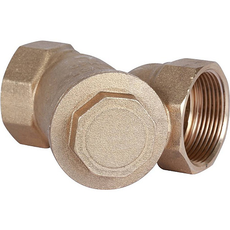 ФГО Фильтр косой грубой очистки STOUT SFW латунный 11/2", 500 мкр, желтый