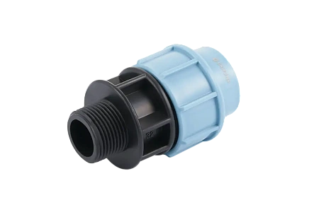 ПНД Муфта с резьбой компрессионная UNIPUMP пластиковая Ø32х1" Н