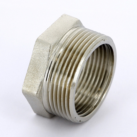 Футорка резьбовая латунная UNI-FITT никель 11/2"х11/4"