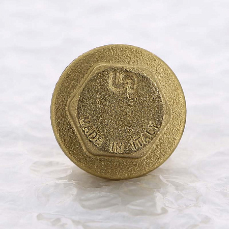 Заглушка резьбовая латунная UNI-FITT без покрытия 3/4" H