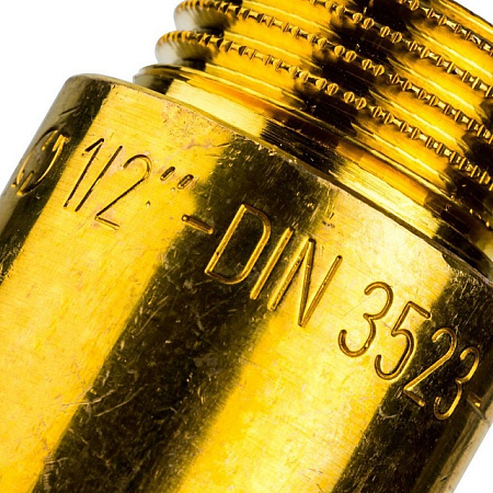 Удлинитель резьбовой латунный STOUT без покрытия 1/2"x50мм ВН