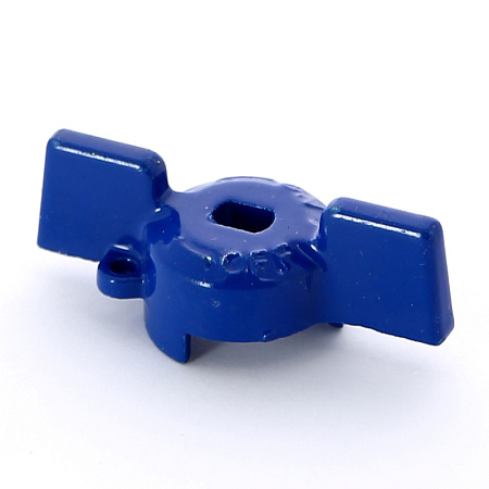 Ручка бабочка для крана UNI-FITT 1/2" синяя