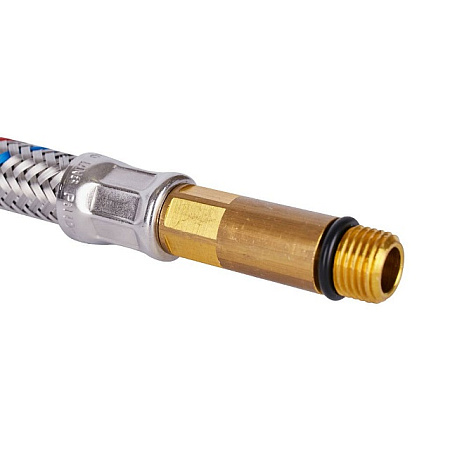 Гибкая подводка для смесителей STOUT нерж.сталь М10*35-1/2"-100 см