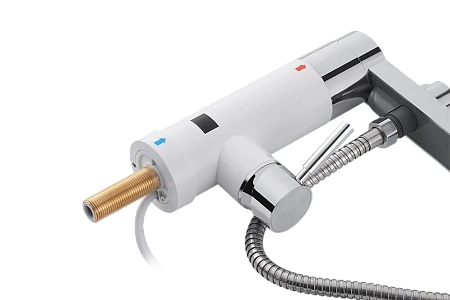 Смеситель-кран водонагреватель проточный UNIPUMP BKF-015 (кран+душ)