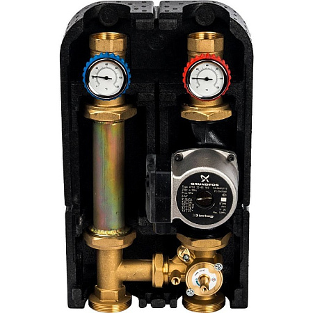 ГБМ Насосная группа STOUT с 3-х приводным смесителем, с насосом GRUNDFOS UPSO32-65 DN32 (11/4")