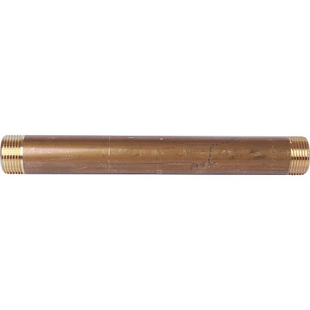 Бочонок резьбовой латунный STOUT без покрытия 3/4"x200мм