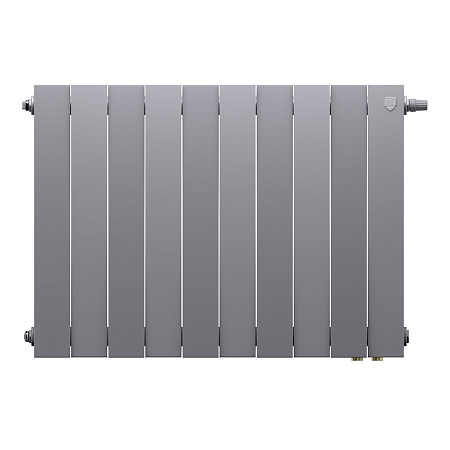 Радиатор биметаллический ROYAL THERMO PIANOFORTE SILVER SATIN VDR80 500x10 секций (НС-1506370)