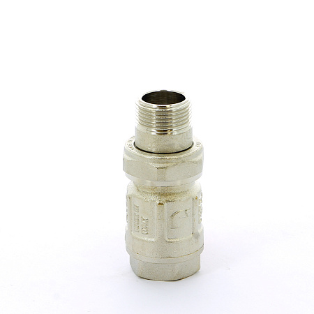 Кран шаровой с американкой ITAP IDEAL ART 098 бабочка 3/4" никель, полнопроходной (26097)