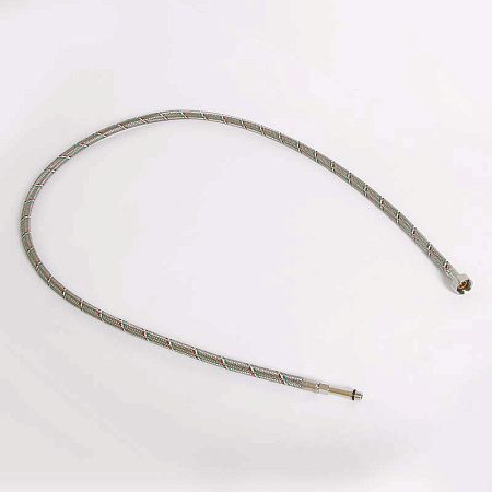 Гибкая подводка для смесителя UNI-FITT МL10х1 - 1/2", 150 см, удл. штуцер, DN 8, оплётка из нерж. ст