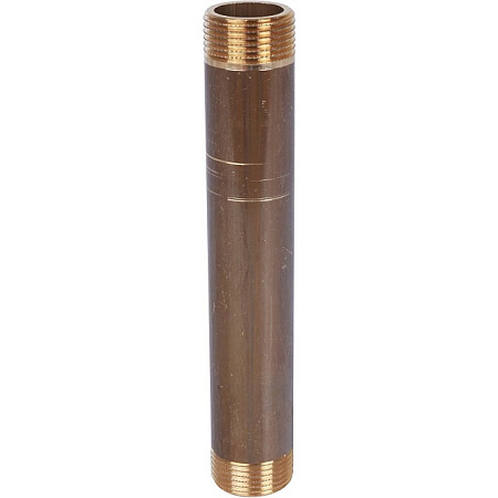 Бочонок резьбовой латунный STOUT без покрытия 3/4"x150мм