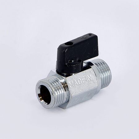 Кран шаровой потребительный BUGATTI KANSAS МИНИ 810 DN10 флажок 1/2" НН