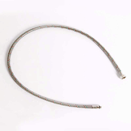 Гибкая подводка для смесителя UNI-FITT М10х1 - 1/2", 120 см, DN 8, оплётка из нерж. стали