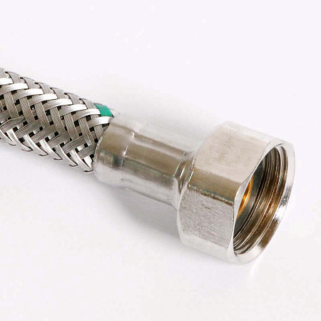 Гибкая подводка для смесителя UNI-FITT М10х1 - 1/2", 80 см, DN 8, оплётка из нерж. стали