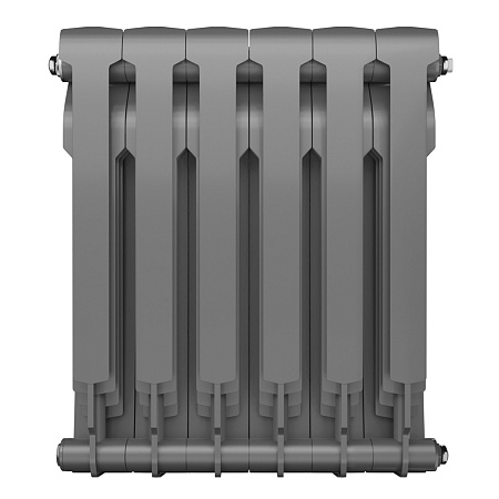 Радиатор биметаллический ROYAL THERMO BILINER SILVER SATIN 500x6 секций, серый (НС-1176318)