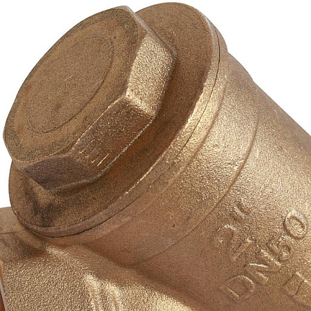 ФГО Фильтр косой грубой очистки STOUT SFW латунный 2", 500 мкр, желтый