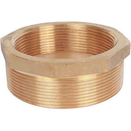 Футорка резьбовая латунная STOUT без покрытия 3"x21/2" ВН