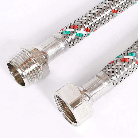 Гибкая подводка UNI-FITT ВН 1/2", 300 см, DN 8, оплётка из нерж. стали