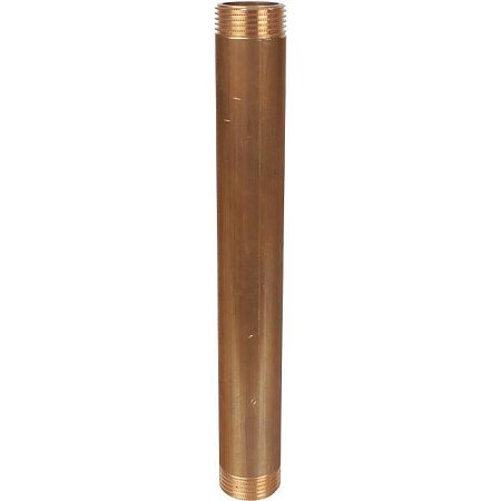 Бочонок резьбовой латунный STOUT без покрытия 1"x250мм