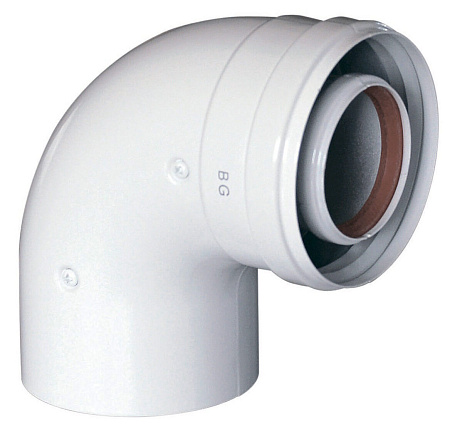 Колено коаксиальное PROTHERM алюминь Ø60/100х90°