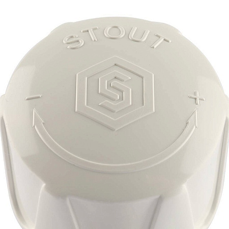 Клапан терморегулирующий угловой STOUT 1/2" ручной (SVR-2102-000015)