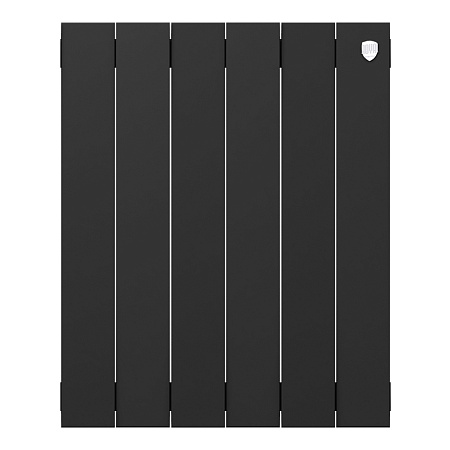Радиатор биметаллический ROYAL THERMO PIANOFORTE NOIR SABLE NEW 500x6 секций, черный (НС-1176332)