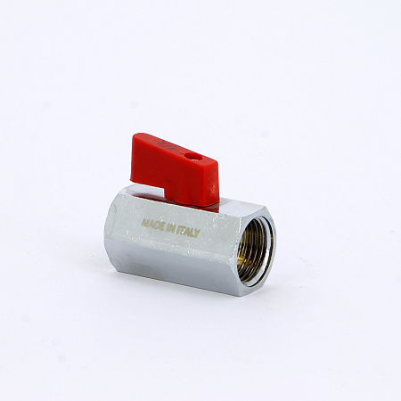 Кран шаровой потребительный ITAP MINI ART 125 флажок 1/2" ВВ, хром (56526v)