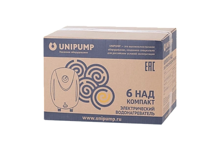 ЭВН Водонагреватель накопительный электрический UNIPUMP КОМПАКТ 6 над