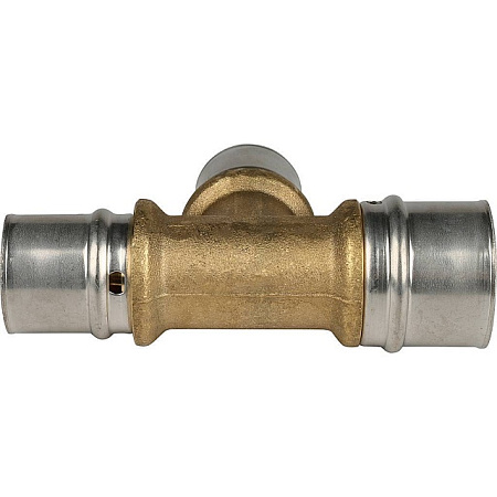 МП Тройник переходной пресс для металлопласта STOUT Ø32х26х26